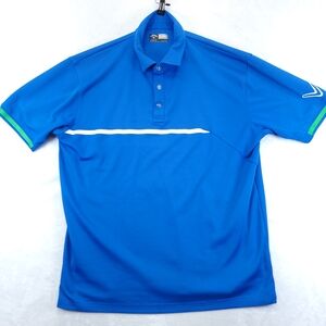 Callaway Golf Polo Shirt Men Size XL Blue Irish American